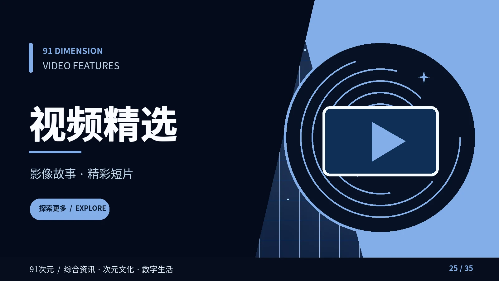 短片视角主题画面